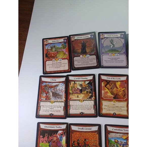 Lot of 20 LEGEND OF THE FIVE RINGS Collectible Cards - See Photos - Picture 2 of 9